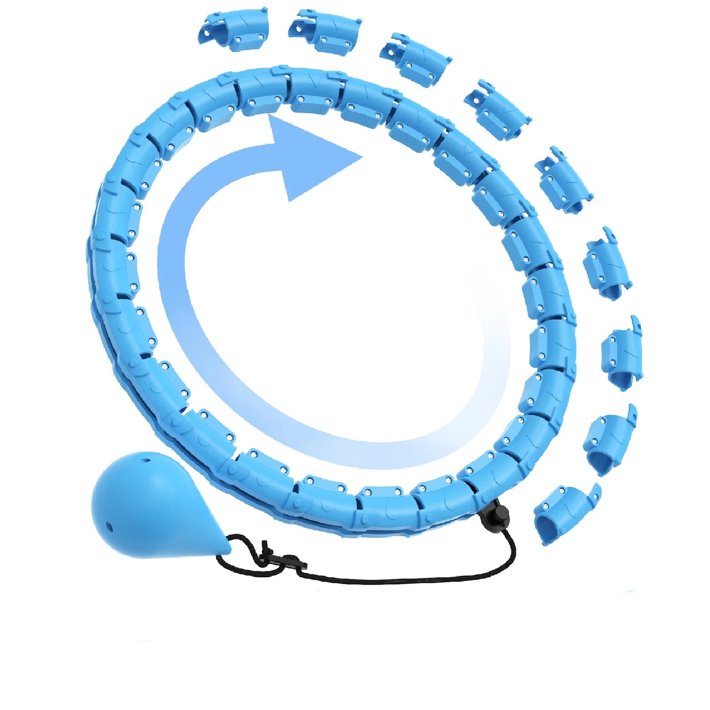ADJUSTABLE WEIGHT LOSS HULA HOOP