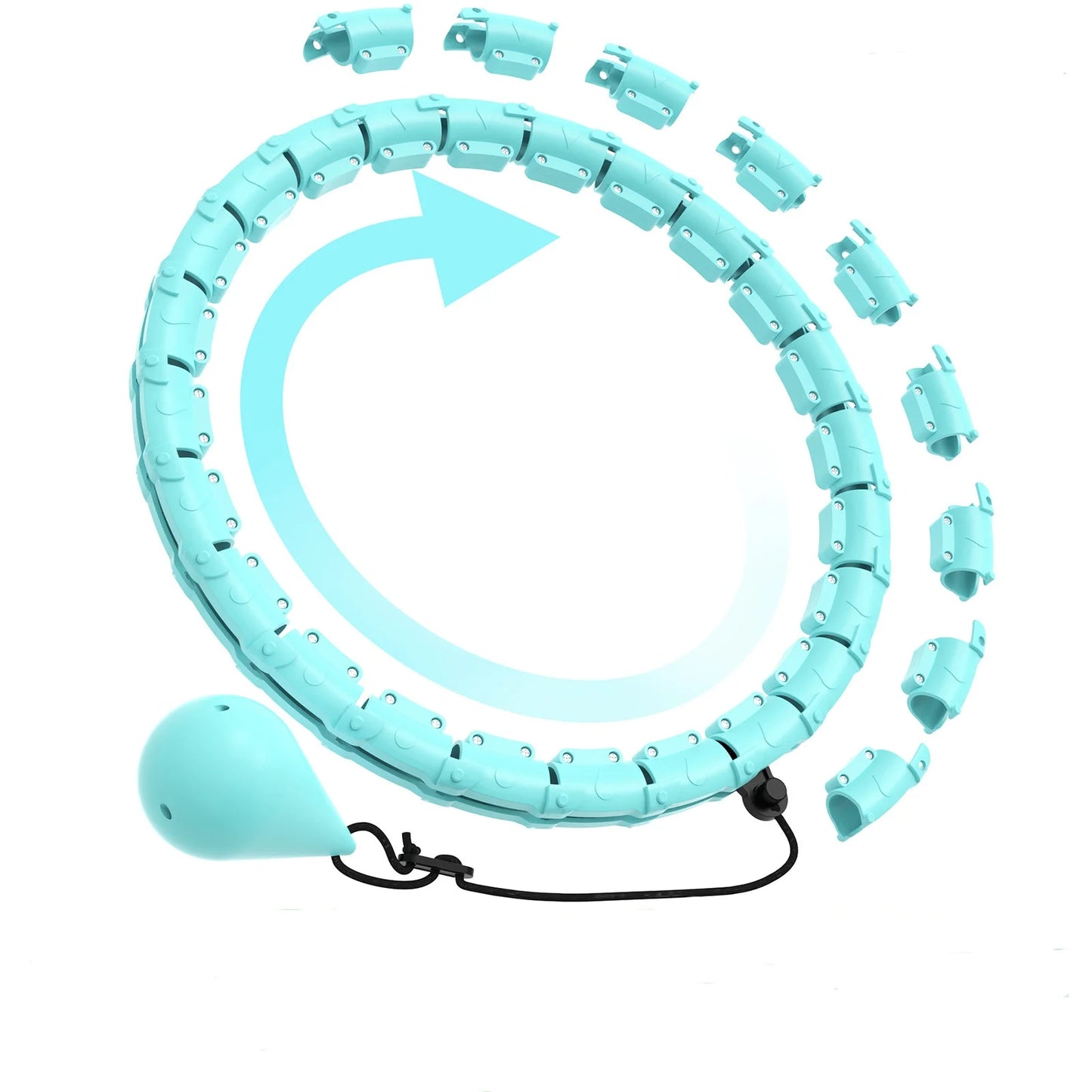 ADJUSTABLE WEIGHT LOSS HULA HOOP