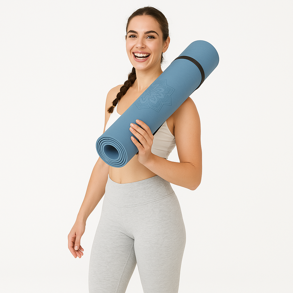 TPE YOGA MAT NON-SLIP FITNESS